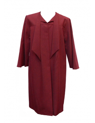 Cherry graduation robe